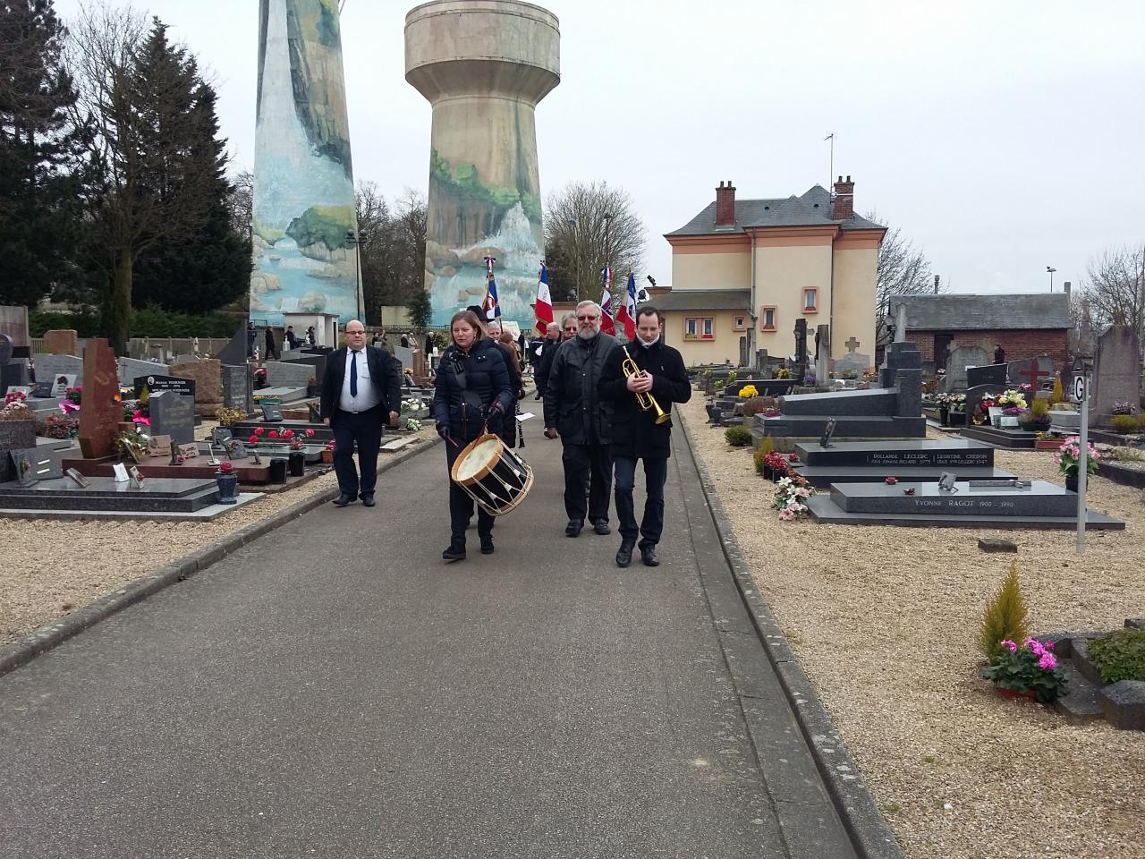 Commémoration du 19 Mars 2016 au cimetière