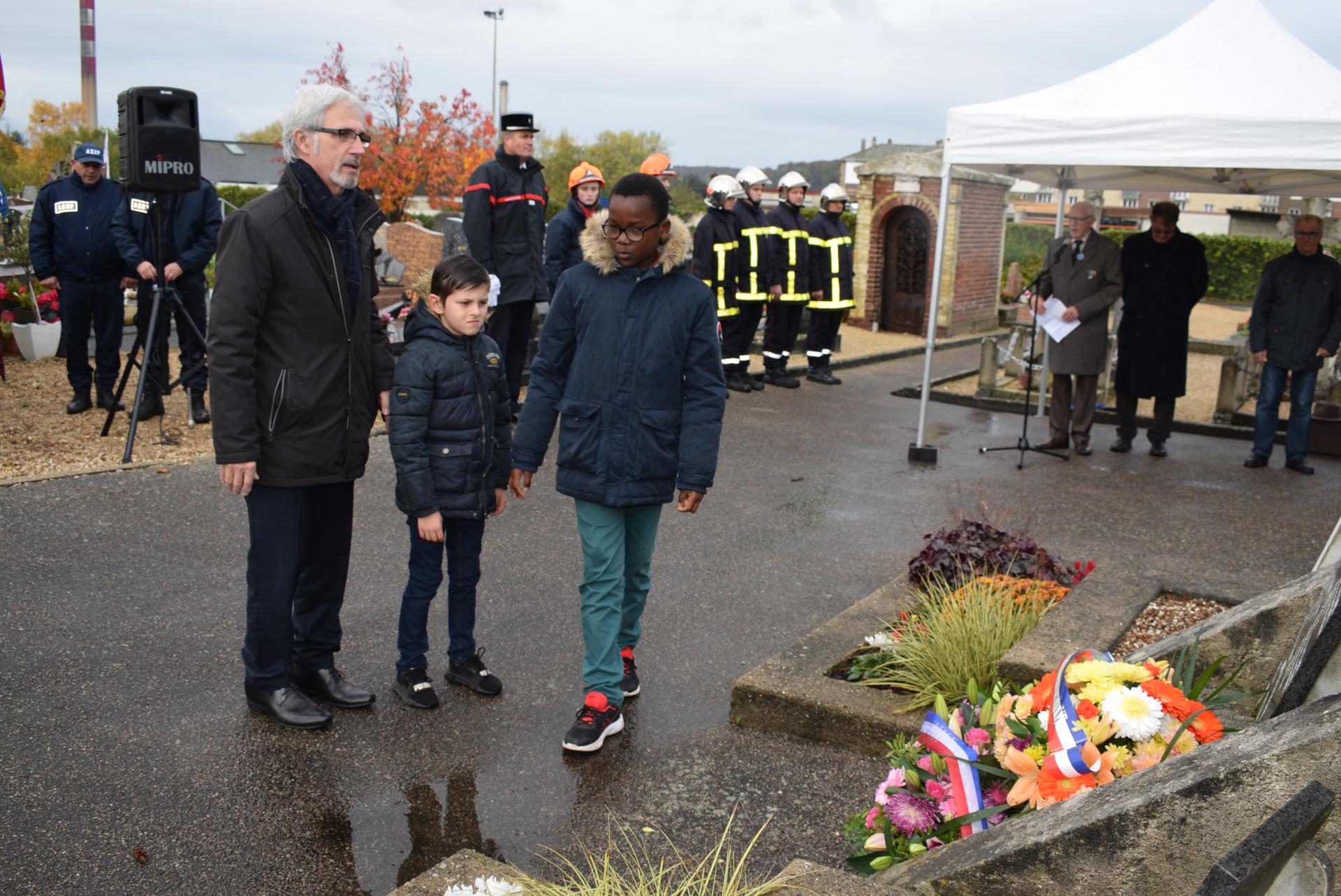 Commémoration du 11 Novembre 2019 à Petit-Couronne