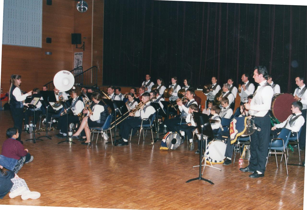Concert Sainte-Cécile en 1986