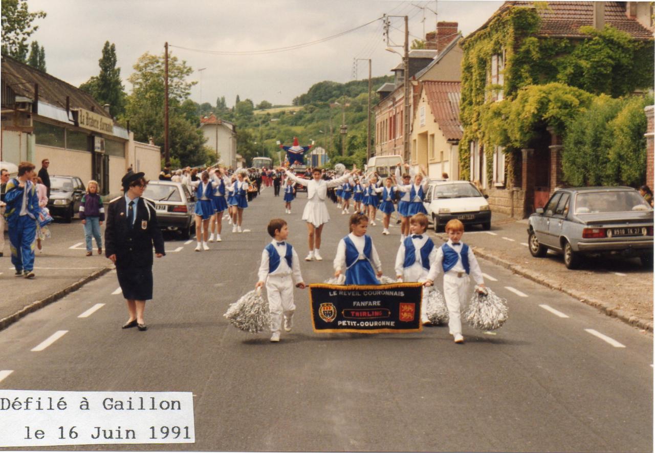 Défilé à Gaillon Juin 1991